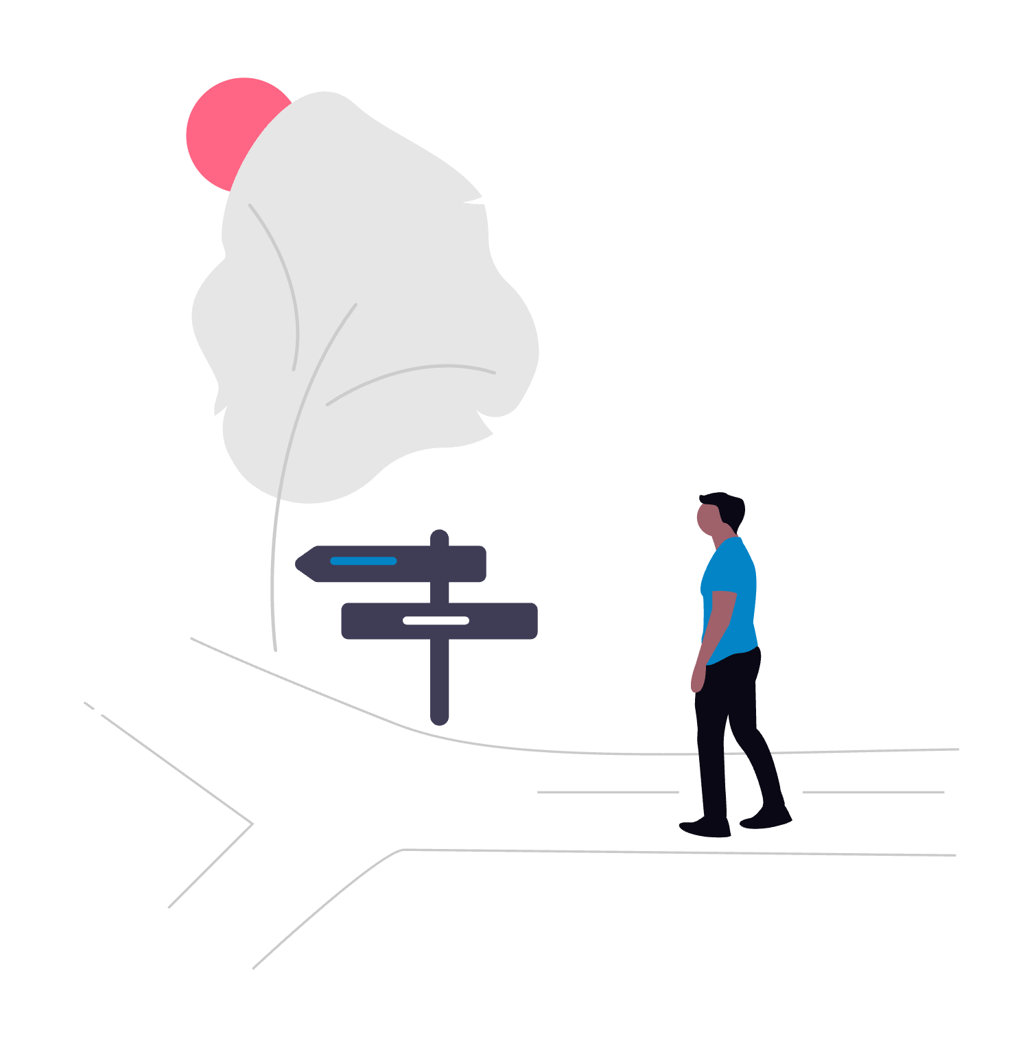 40代〜50代は、キャリアの方向転換や老後の準備のイメージ