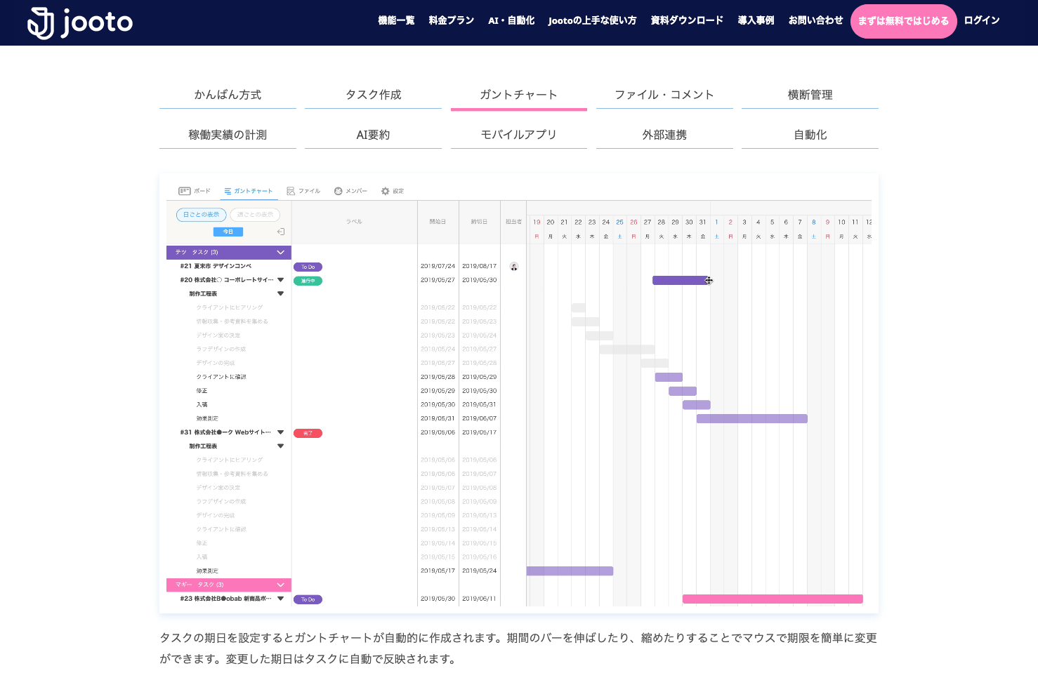 Jooto紹介画像